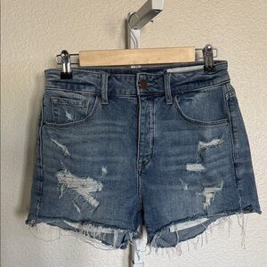 Treasure & Bond Distressed Blue Denim Women's Shorts